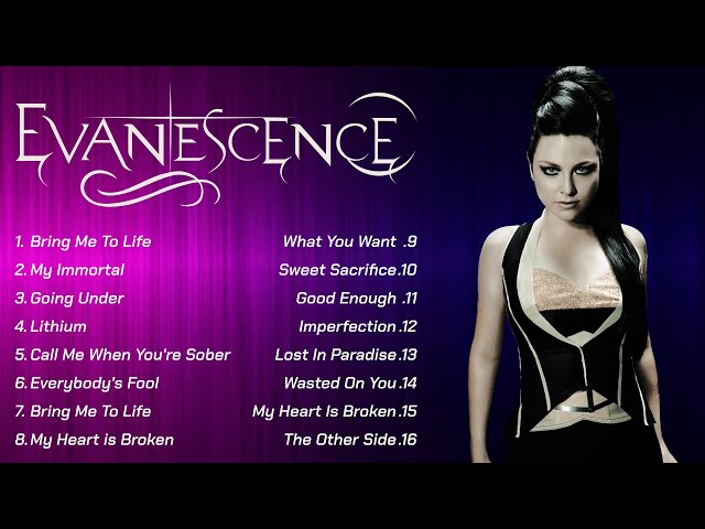 Evanescence Greatest Hits Full Album || Evanescence Top Hits 2024 class=