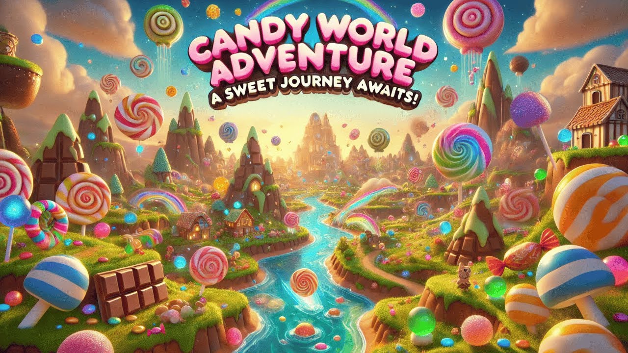 Candy World Adventure: A Sweet Journey Awaits! 🎶🍬🍭 - YouTube