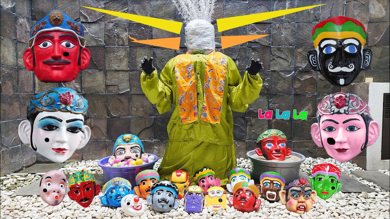 Yuk Temukan dan Pasangkan Kepala Ondel Ondel Ada Tompel nya Bernyanyi Merdu Lalala, Tebak Gambar 751