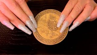 ASMR Scratching Random Textured leather, small wooden items, etc.（NO TALKING)