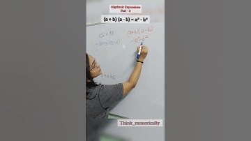 Algebraic Expansions #maths #shorts #thinknumerically