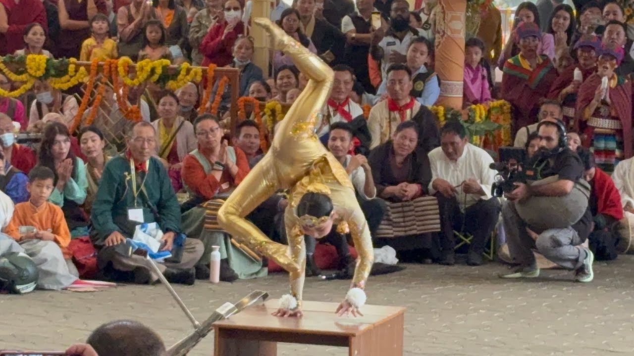 Different Cultural Dances | Tenshug at Tsuklakhang by CTA#tibetanvlogger