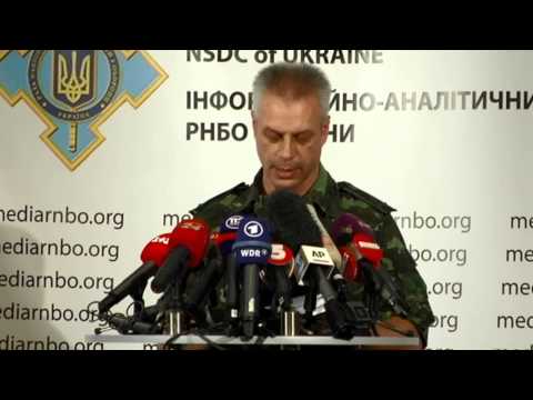 Andriy Lysenko. Ukraine Crisis Media Center, 11th of August 2014