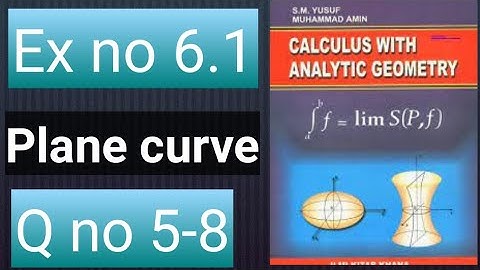 How to solve Q no 5-8 ex no 6.1 BSC ! ADP ! 3rd year ! Part 1 ! calculus with analytic geometry