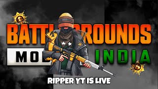 8 KILLS PER MATCH BOOM BAAM RANK PUSH! BGMILIVE WITH RIPPER YT!! #ripperytislive