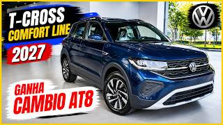NOVO T-CROSS COMFORTLINE 2027 com 8 MARCHAS: FICOU MELHOR? VEJA O PREÇO!