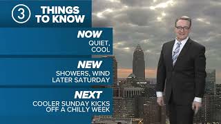Cleveland and Northeast Ohio weather forecast: Weekend rain, temperature drop on the way