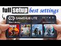 How to Play PC Games on Android Using GameHub LIte Emulator | Full Setup &amp; Best Settings