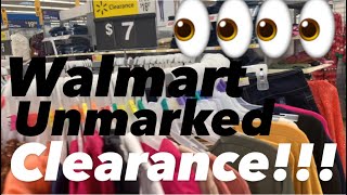 Walmart Unmarked Clearance!!!
