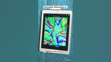 Chromatic Aberration in Procreate #shorts