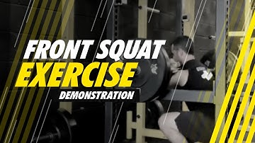 Front Squat Exercise Demonstration