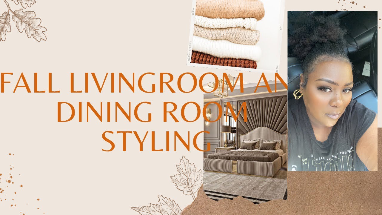 Fall 2023 Styling Living Room and Dining Room - YouTube