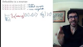17. Logic. Definable Sets