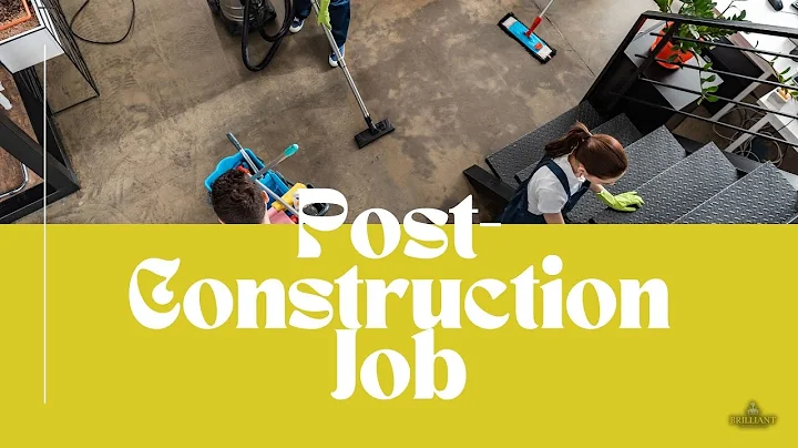 Behind the Scenes of a Post Construction Cleaning Job: Our Work in Progress