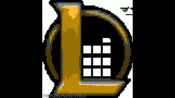 League of Legends logo Pixel Art Timelapse