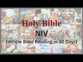 Whole Bible Reading in 50 Days NIV 11 The Books of the History