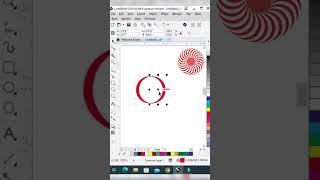 Spiral Shape design |in corel draw design #coreldraw #designer #tutorial #spiraldesign
