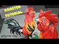 Making Chicken Cake Topper / Clay Art Tutorial / DIY Rooster Cake Topper Tutorial / Polymer Clay