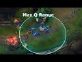 Easy way to learn Sona&#39;s Max Q range! (Is now patched since Season 13)