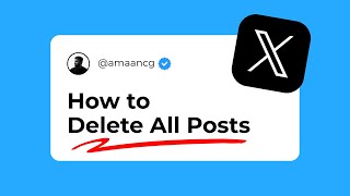 How to Delete All Tweets in One Click! 🚀 (Easiest Way to Clean Your Twitter/X)