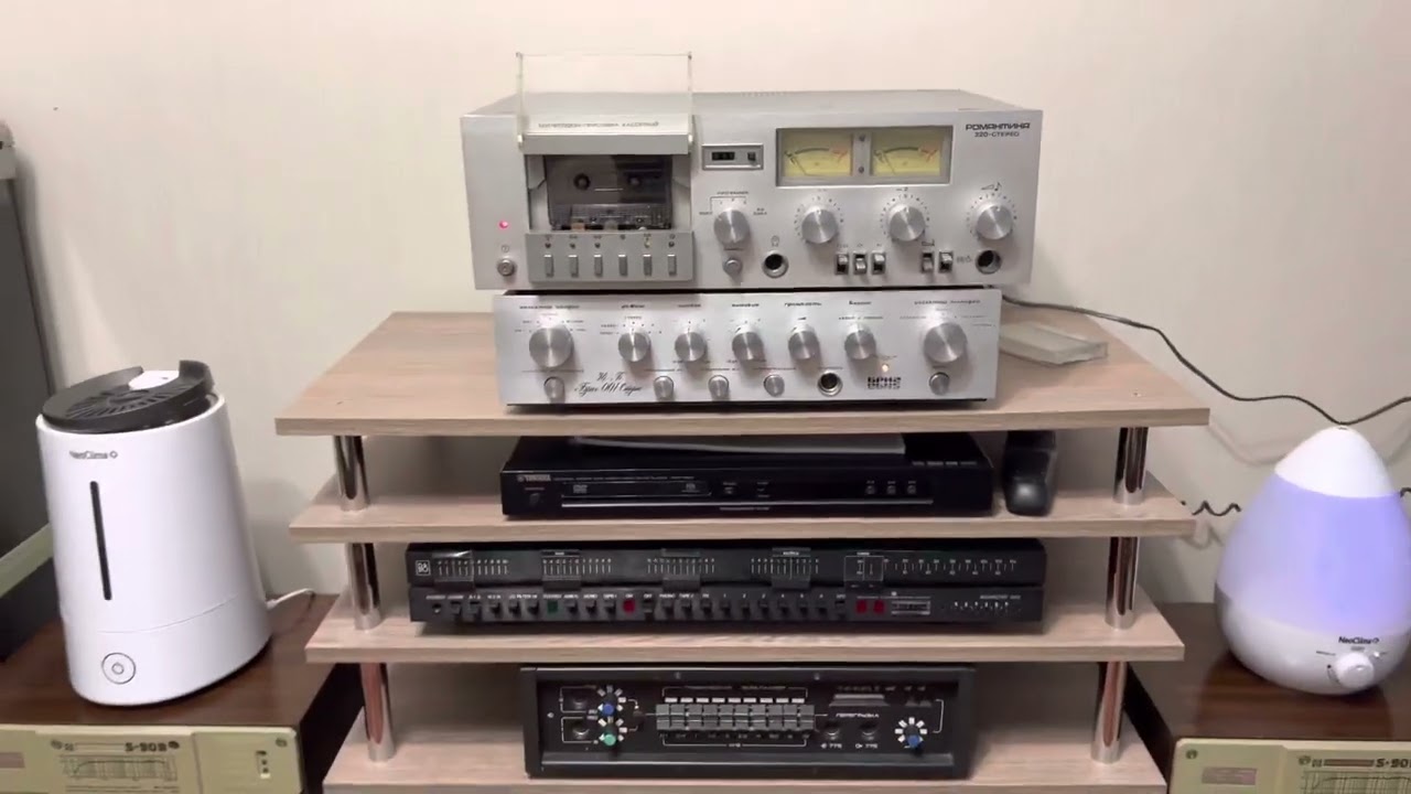 Магнитофон Романтика 220-стерео - YouTube