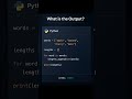 Guess The Output | Python