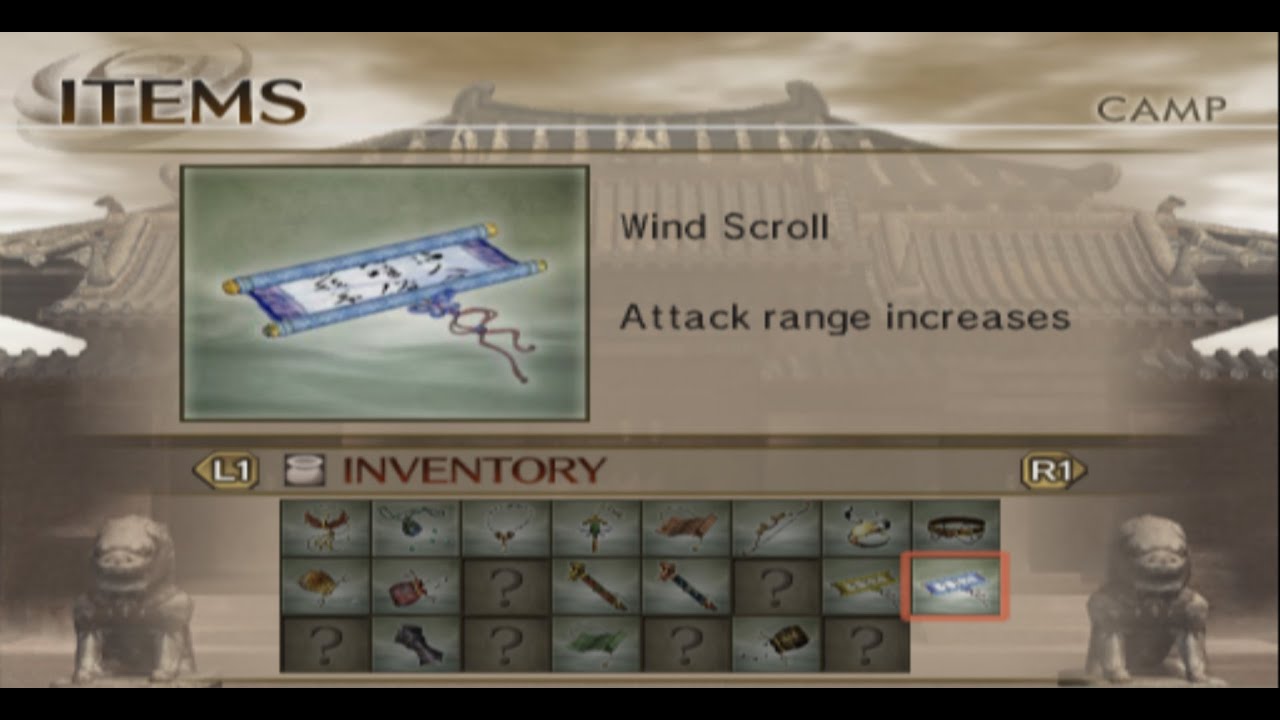 Dynasty Warriors 5 Gameplay Items Wind Scroll Battle of He Fei Castle (No Cheating)