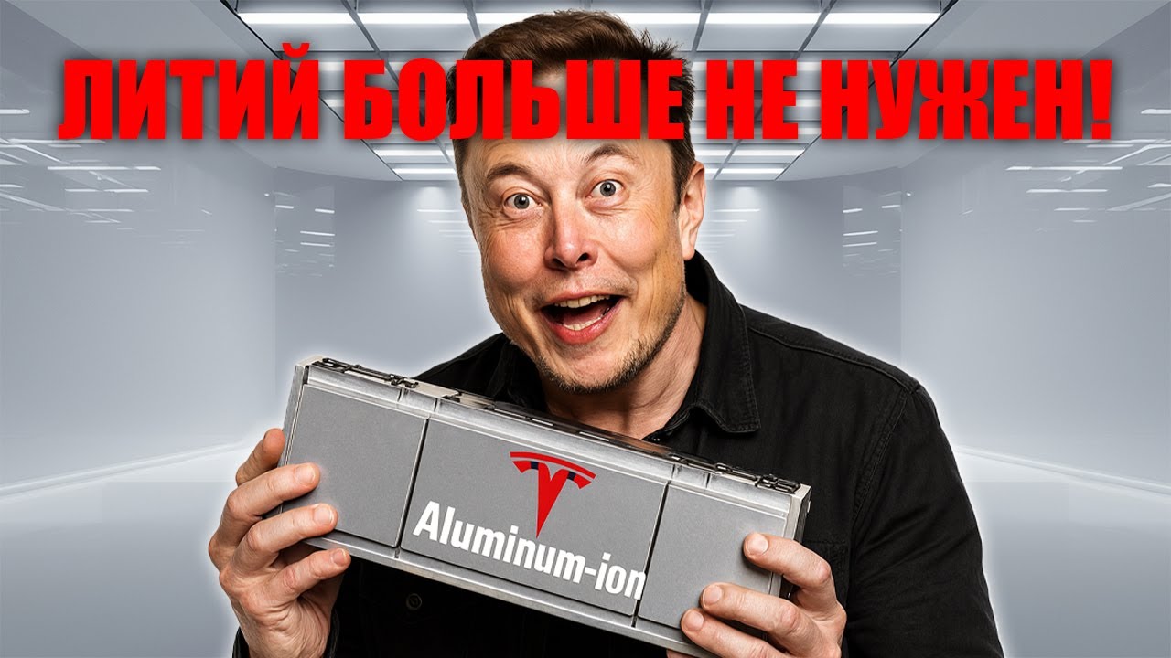 ЭТО КОНЕЦ ЛИТИЯ — новая батарея Tesla разрушает китайскую империю и меняет правила игры!