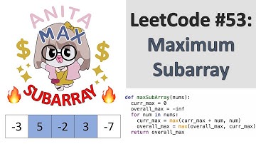 LeetCode #53: Maximum Subarray | Dynamic Programming