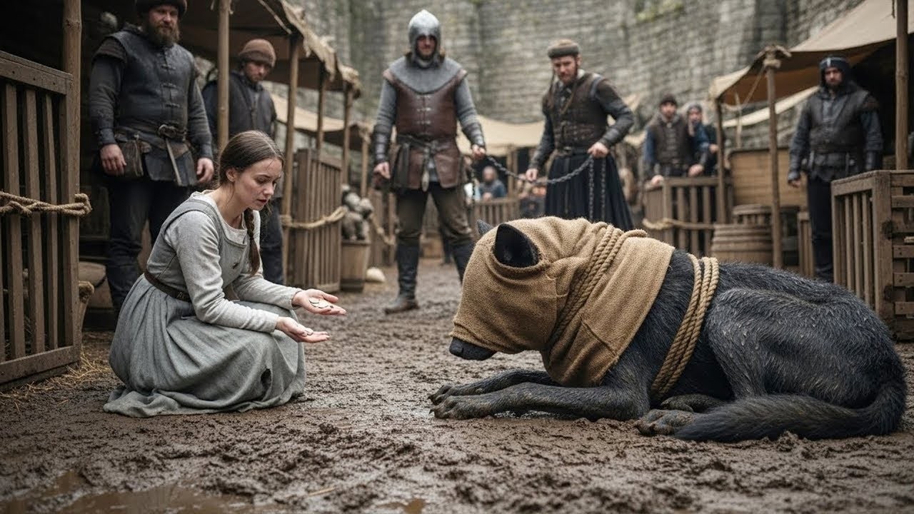 Armes Omega Mädchen zahlte 5 Münzen für Welpen mit Sack auf dem Kopf – Was er in 3 Monaten wurd