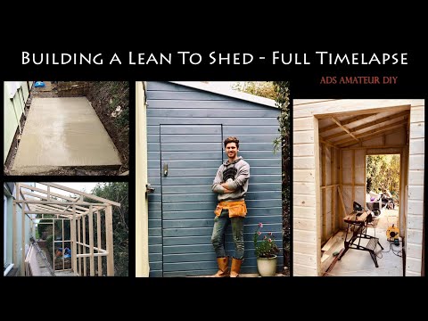 How To Build A Shed Against A Exterior Wall?