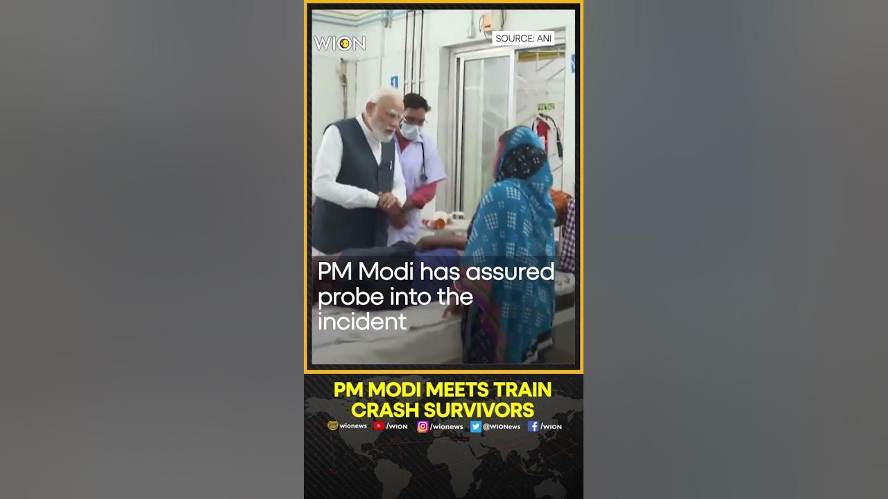 Odisha train tragedy: Indian PM Modi visits hospital in Balasore to meet survivors