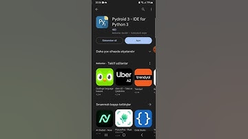 Telefonda python ide ,Python İDE for mobile #pydroid3 #informatika #abituriyent by Elsəvər Əmirli