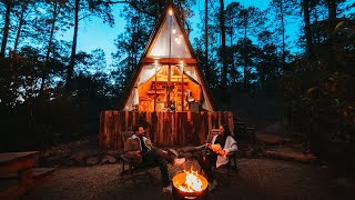 ¡Dormimos en una Cabaña en Medio del Bosque!  | Cabañas en Valle de Bravo