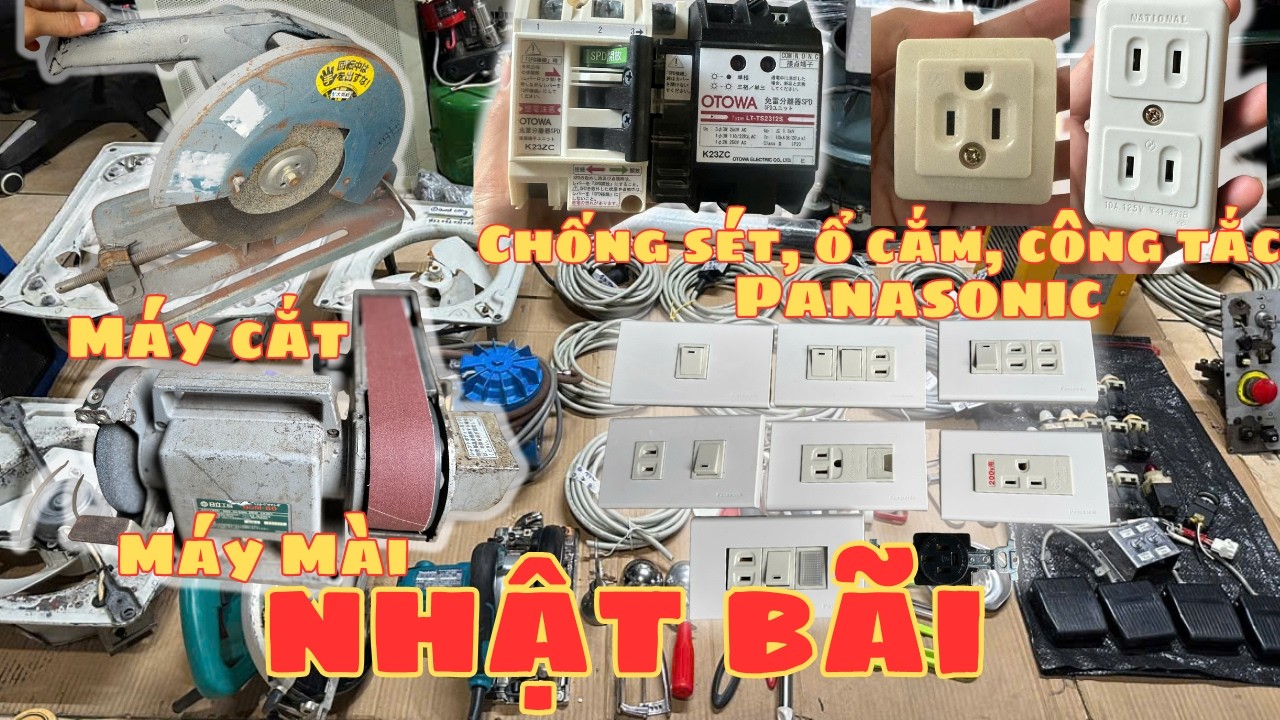 Máy Cắt Sắt – Máy Mài Hai Đá – Ổ cắm công tắc Panasonic Nhật Bãi | Hàng Xịn – Giá Tốt