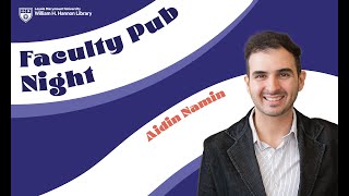 Faculty Pub Night: Aidin Namin