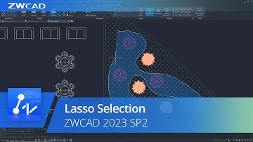 Lasso Selection | ZWCAD 2023 SP2