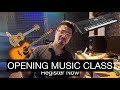 Opening music class from april register now