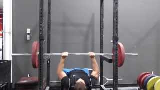 Bench Press Lockout from Pins