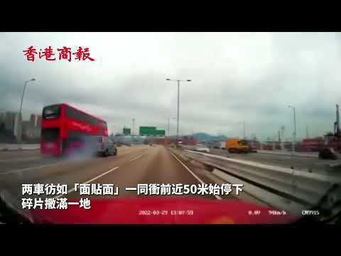 【馬路驚魂｜客貨車切線後失控 釀6車連環撞】