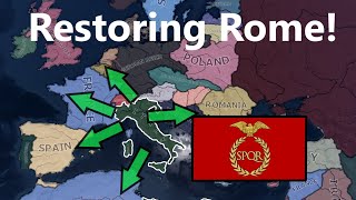 Can A Buffed Italy Restore The Roman Empire ? Hoi4 TImelapse
