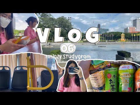 VLOG 06 | ไปมหาลัยกันนน (อีกแล้ว) ver.จะสอบมิดเทอมแล้ว 😫🤲🏻 | nnlazy.studygram