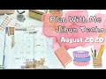 Plan With Me - August 2020 (Jibun Techo) Monthly Spread