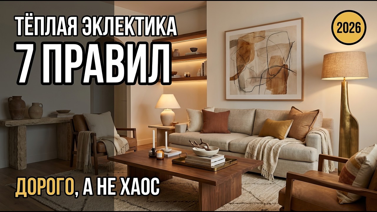 НЕ ДЕЛАЙТЕ ЭТО в максимализме 2026: 7 ошибок, из‑за которых интерьер выглядит дешёвым (исправления)