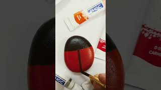 Rock Painting |ladybug#easydrawing #painting