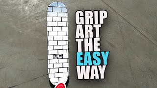 How I make Satisfying D.I.Y Grip tape Art