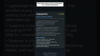 GitHub Trending Repositories: 9001/copyparty 🇬🇧