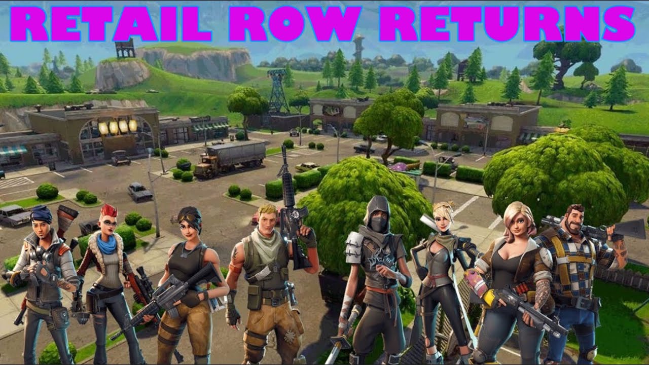 FORTNITE RETAIL ROW RETURN TO SEASON 10