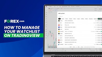 How to Manage Your Watchlist on TradingView | FOREX.com