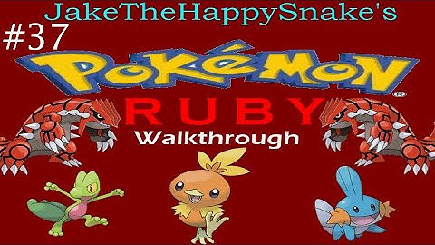 Pokemon Ruby Walkthrough Part 37: Final gym battle